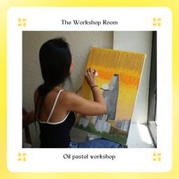 Experience Oil Pastel Painting at The Workshop Room: Exclusive Class with Artist Hà Vũ! - 0