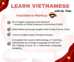 Learn with Teacher Jandi: An easy journey to mastering Vietnamese for beginners - 1